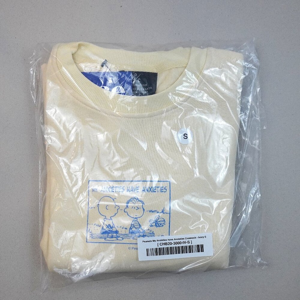 Peace Collective Peanuts "My Anxieties Have Anxieties" Crewneck Sweatshirt